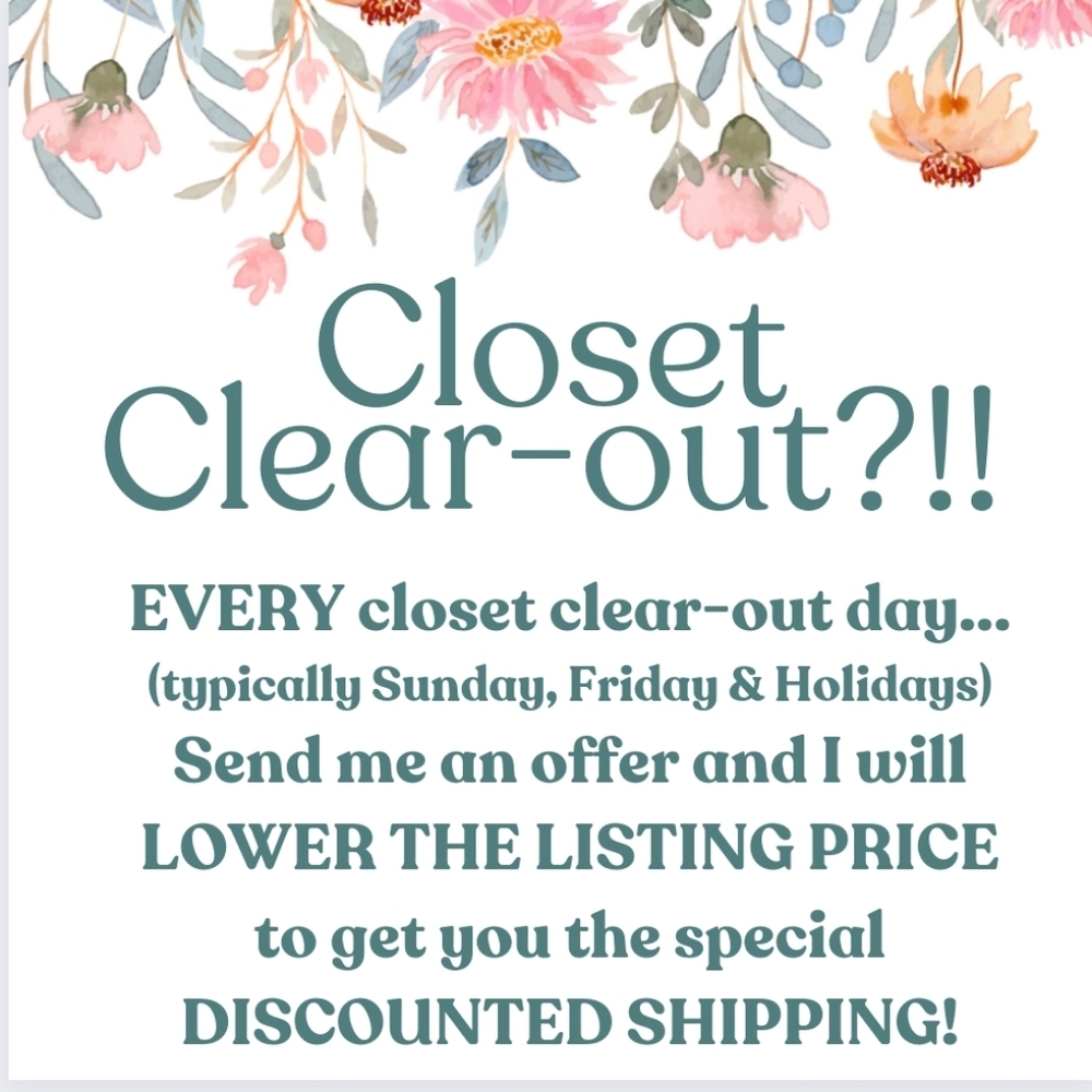 Closet Clear-Out!